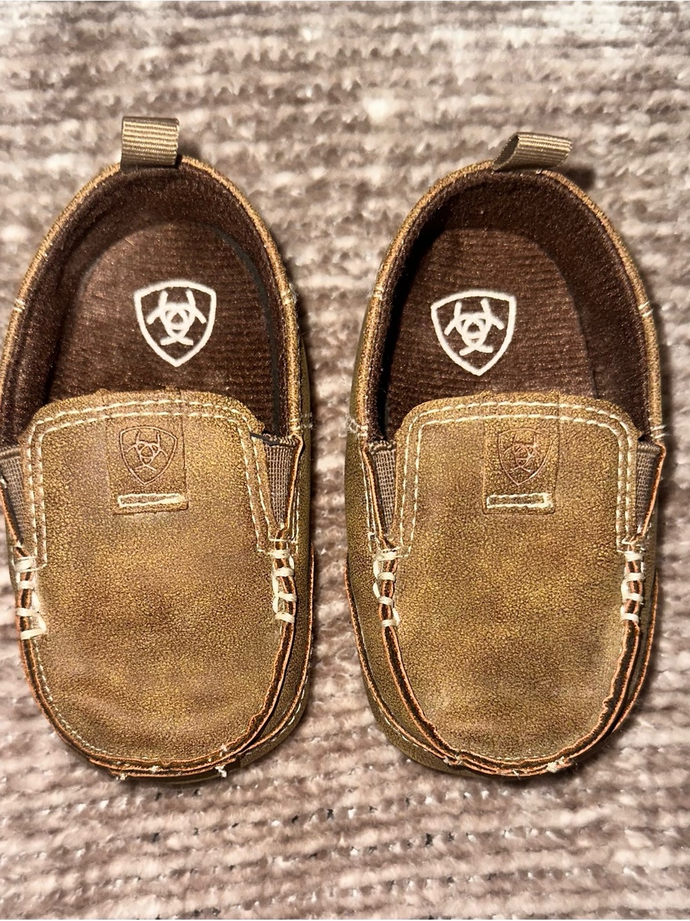 Ariat Kids Brown Slip-On Moccasins